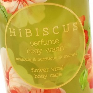 Парфюмированный гель для душа с экстрактом гибискуса Hibiscus Perfume Body Wash, Jigott 750 г