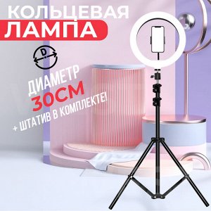 Кольцевая лампа + штатив Beauty Pioner 12" Ring Fill Light / 30 см