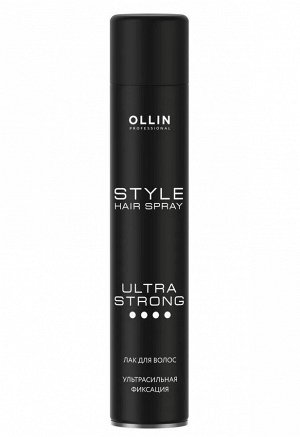 OLLIN Professional / OLLIN STYLЕ Лак для волос ультрасильной фиксации 500мл