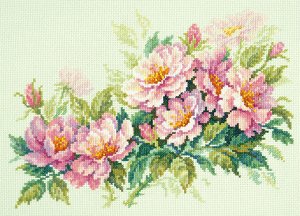 Набор для вышивания "Чудесная Игла" 040-74 "Розовый шиповник" 30 х 20 см