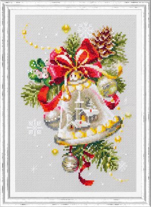 Набор для вышивания "Чудесная Игла" 100-232 "Рождественский колокольчик" 16 х 23 см