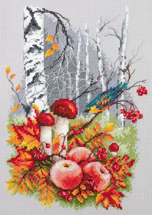 Набор для вышивания "Чудесная Игла" 110-954 "Осенняя палитра" 18 х 27 см