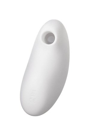 Вакуум-волновой стимулятор клитора с вибрацией Satisfyer Vulva Lover 2, силикон, белый, 11,9 см