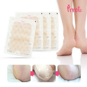 (Набор) Смягчающие патчи для пяточек Prreti Baby Foot Heel Patch, 5пар (10шт)