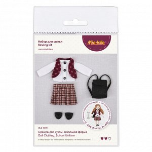 Набор для шитья "Miadolla" DLC-0393 Одежда для куклы. Школьная форма .