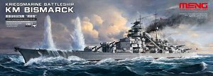 фирма ГАММА &quot;MENG&quot; PS-003 &quot;линейный корабль&quot; KRIEGSMARINE BATTLESHIP KM BISMARCK 1/700