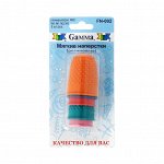 &quot;Gamma&quot; FN-002 Наперсток для фелтинга в блистере 5 шт ассорти (размеры: №00; №0; №1; №2; №3)