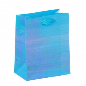 Пакет подарочный бумажный, блестящий перламутр, 11.5x14.5x6.5 см, 7 цветов