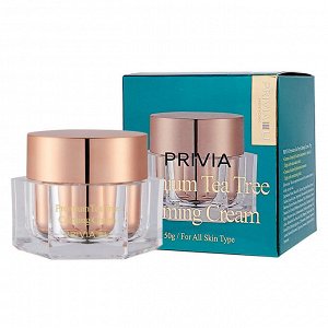 Крем для лица "PRIVIA Premium Tea Tree Calming Cream" 50мл