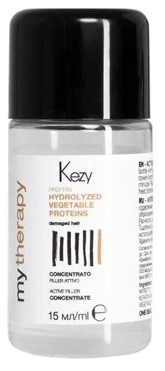 Кейзи Активный филлер концентрат для волос 15 мл   MY THERAPY PROTEIN Kezy