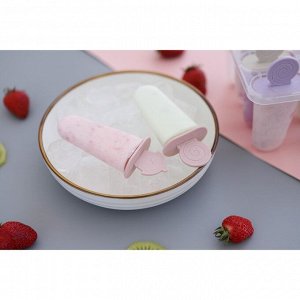 Форма для мороженого Доляна «Леденец», 15x12x12 см, 8 ячеек, цвет МИКС