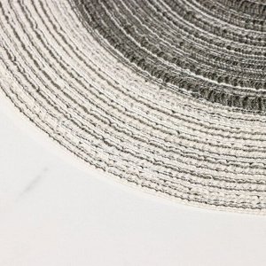 Салфетка сервировочная на стол Доляна «Градиент», d=30 см, цвет серый