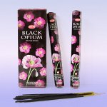 Благовония HEM, шестигранники, BLACK OPIUM