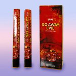 Благовония HEM, шестигранники, GO AWAY EVIL (Уходи зло)