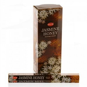 Благовония HEM шестигранники JASMINE HONEY жасмин-мед