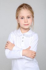Блузка(Осень-Зима)+girls (белый Сн)