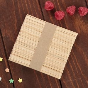 Палочки для мороженого Доляна, 11.5x1.1 см, 48-50 шт., дерево