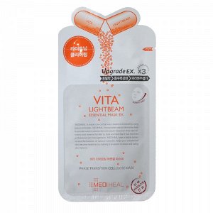 MEDIHEAL VITA LightMax Ampoule Mask Ампульная маска с Витаминным комплексом осветляющая