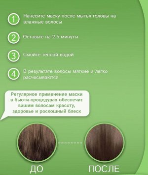 Питательная маска для волос с авокадо Bioaqua Avocado Supple Silky Hair Film, 250 мл