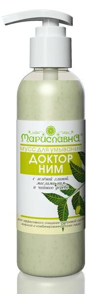 Мусс для умывания "Доктор Ним" (против угрей, расширенных пор, для жирной и комб.кожи)