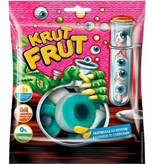 Мармелад жевательный «KrutFrut» «Глаз, со вкусом клубники со сливками», 70 г