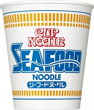 Лапша Nissin Seafood из Японии (морепродукты), 75 гр.