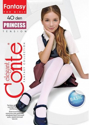 Conte kids Колготки детские матовые микрофибра 40 den Princess