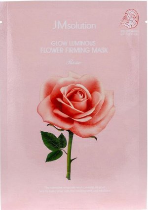 Тканевая маска с экстрактом дамасской розы Glow Flower Firming Mask Rose
