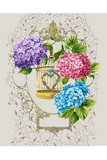 &quot;Полотенце рогожка кухонное &quot; гортензия&quot; вид 3
