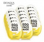 Маска для лица тканевая ЯИЧНАЯ Egg Face Mask BIOAQUA