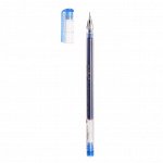 Ручка гелевая &quot;Кристалл&quot; 0.38 мм, синий, корпус прозрачный, безстержневая, игольчатый пишущий узел