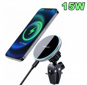 PREMIUM Беспроводное зарядное устройство держатель для телефона ACEFAST MG3 15W