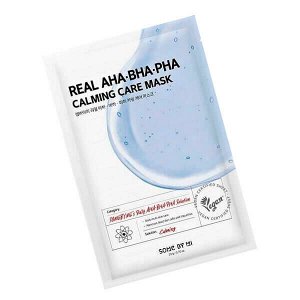 Успокаивающая Тканевая Маска С Кислотами Real Aha Bha Pha Calming Care Mask