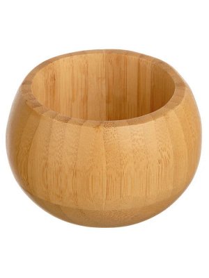 Банка для специй с ложкой бамбук 8,8*6,8см