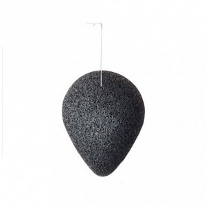 Спонж-Конняку С Древесным Углём Bamboo Charcoal Konjac Sponge