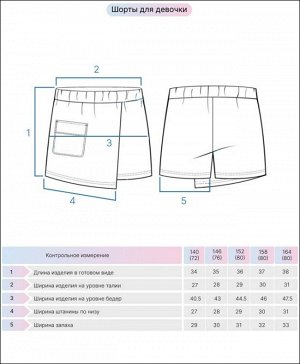 ЛГ-101233 Шорты для девочки