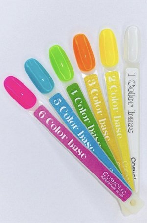7,5 мл. Цветная Камуфлирующая база основа для ногтей Color Rubber Base
