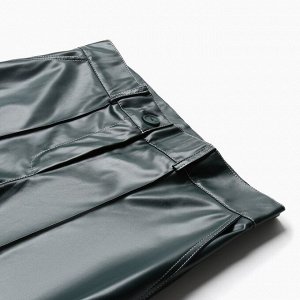 Брюки женские (экокожа) MINAKU: Eco leather цвет зеленый