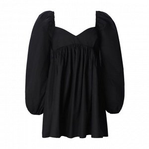 Платье женское MIST с объемными рукавами, черный, р.44-46