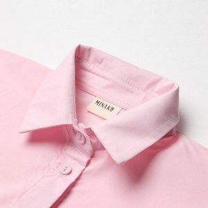 Рубашка для девочки MINAKU цвет розовый, рост