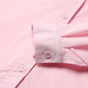 Рубашка для девочки MINAKU цвет розовый, рост