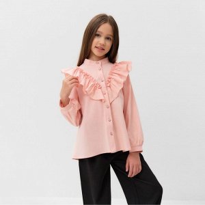 Блузка для девочки MINAKU цвет светло-розовый, рост