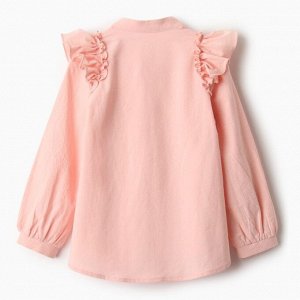 Блузка для девочки MINAKU цвет светло-розовый, рост