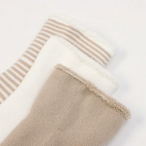 Набор махровых носков 3 пары Крошка Я Flowers 12-14 см