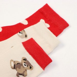 Набор детских носков KAFTAN Love bear, 3 пары, р-р 16-18