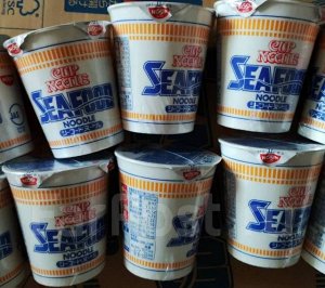 Лапша Nissin "Cup Noodle" чашка лапши с морепродуктами, 75г, Япония