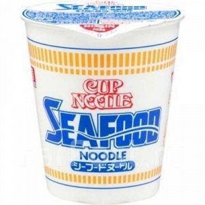 Лапша Nissin "Cup Noodle" чашка лапши с морепродуктами, 75г, Япония