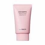 The Saem Солнцезащитный крем для проблемной кожи Sun Eco Earth Pink Sun Cream SPF50+ PA++++ 50 г