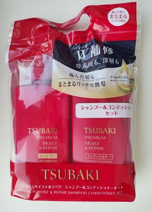 Tsubaki Shiseido шампунь + кондиционер для волос. (красный набор) Оригинал. Япония
