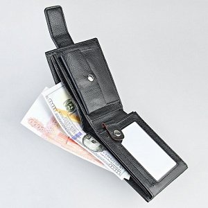 Портмоне Модель: портмоне. Цвет: чёрный. Комплектация: портмоне. Состав: эко-кожа. Длина, см: 2. Ширина, см: 12. Высота, см: 9,5.